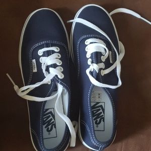 navy Vans